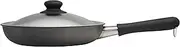Yanagi Sori Sori Iron Frying Pan with Nitrided Iron Surface That is Uneven and Non-Sticking to The Iron Surface to Prevent Rusting, IH Compatible, 9.8 inches (25 cm), Nitriding Treatment, Good Oil