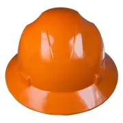 JORESTECH Safety Hard Hat Orange HDPE Full Brim Helmet with 4-Point Adjustabl...