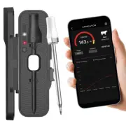 Wireless Meat Thermometer -Bluetooth Cooking Thermometer with Wireless Probe ...
