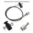 Soda Stream Electroplated Joint 36-inch Full Spring Tube With Pressure Relief DI
