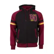 QLD SOO STATE OF ORIGIN Maroons Ladies 80's Zip Hoodie Hoody SIZES: 8 10 12