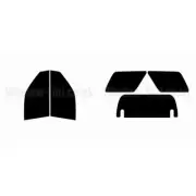 For Vauxhall Frontera 3-door 1995-03 Full Pre Cut Window Tint Front & Rear Opel