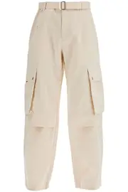 JACQUEMUS cargo gabardine trousers in eight