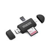 Perth Laptops 3 in 1 Micro SD Card Reader Adapter to Micro USB Type-C Converter For Phone Tablet