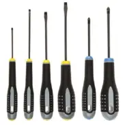 99.44Bahco ENGINEERS SLOTTED, POZIDRIV SCREWDRIVER SET BE-9882 6Pcs Colour Coded