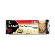 Ka-Me Gluten Free Rice Crackers, Original Flavor, Case of Twelve 3.5 Oz Tray Pac