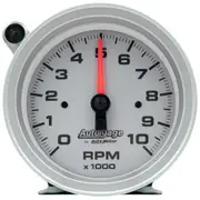 Auto Meter Auto gage Shift-Lite Tachometer 3-3/4" Pedestal Silver 0-10,000 rpm