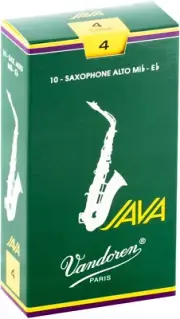 Java 4.0 Alto Saxophone Reed Set of 10, Green