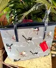 Quality Large Shoulder Bag Tote Australian BLUE WREN Bird Tapestry - Signare