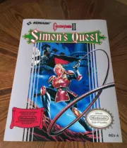 Castlevania II 2 Simons Quest NES box art video game 24" poster print nintendo