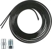 2 Pcs 4.75mm Copper Coated Brake Lines 5m Green Car Brake Tubing Kit 30 Fittings for Universal Vehicle Use