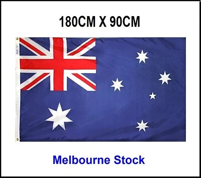 Australian Flag Outdoor OZ Aussie Australia National Heavy Duty Feet 180x86cm