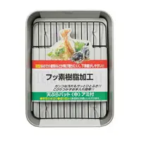 在飛比找樂天市場購物網優惠-asdfkitty可愛家*日本製 竹原製缶 中型炸物濾油盤/