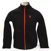 Spyder Black & Red Full Zip Front Sherpa Lined Jacket Men's M NWT