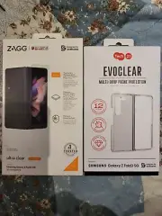 Samsung Fold 3 5G clear case and glass screen protector
