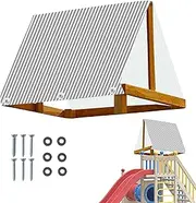 Swing Set Canopy Replacement, 43x90 Inch Canopy Replacement Cover, Playground Equipment for Sun Protection House Fishing Friends