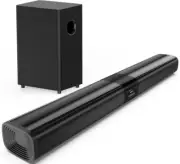 Sound Bar for Smart TV with 5.25 Inch Subwoofer, 100W 24 Inch
