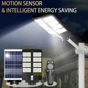 800W Solar Outdoor Garden Security Lamp Powered PIR Motion Sensor Wall Lights