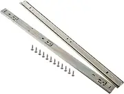 Homoyoyo Quiet Operation Ball Bearing Drawer Slides 2pcs Heavy Duty Extension Slides for Furniture Rails