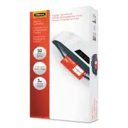 Fellowes Laminating Pouches 5mil 4 1/4 x 2 1/2 Tag Size 50/Pack 52034