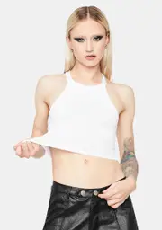Cloud My Oh My Crop Halter Top