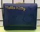 【震撼精品百貨】Hello Kitty_凱蒂貓~三麗鷗 KITTY日本珠扣短夾/零錢包-蝴蝶結藍#12426