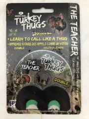Mossy Oak Turkey Thugs by Quaker Boy Diaphragm Mouth Turkey Calls & DVD Tutorial