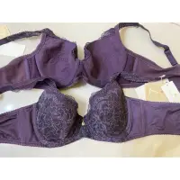 在飛比找iOPEN Mall優惠-華歌爾 美鑽 刺繡蕾絲 精緻內衣 B75 專櫃內衣 紫色 經