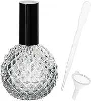 Yebeauty Vintage Perfume Travel Refillable, 3.4oz 100ml Glass Travel Perfume Bottles Empty Perfume Travel Refillable, Perfume Atomizer Sprayer Bottle for Perfume Cologne, Essential Oils, Gray