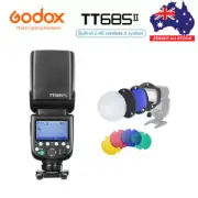 Godox TT685II-C TT685IIC TTL HSS Camera Flash + Magentic Barndoor Color Gel KIT