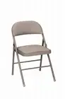 Cosco 14-995-ALC4 Deluxe Folding Chair, Padded Seat/Back, Antique Sand -