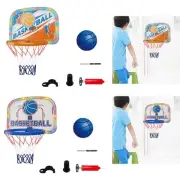 Basketball Hoop Set Mini Basketball Hoop Toys Kit Wall Mount for Kids Birthday