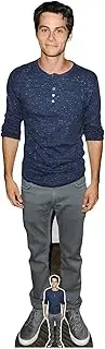 [STAR CUTOUTS] Ltd CS922 Dylan O'Brien Blue Shirt Lifesize Cardboard Cutout with Free Mini Standee for Fans, Multicolour