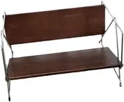 DimyFew Desktop Bookshelf, Photo Album Display, CD Bookshelf, Record Player Stand for The Salon, as described, 47x27x21cm