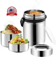 Termos Para Comida Grande 61 Oz Caliente Calentador De Portatil Acero Inoxidable