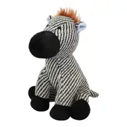 Sand Polyfill 24cm Scruffy Zebra Doorstop Home/Office Weighted Door Stopper
