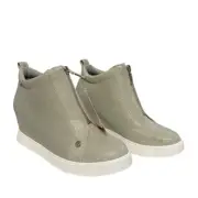 Juicy Couture Joanz Wedge Sneakers Spring Easter Casual Ankle Boots Silver 9