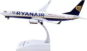 Pre-Built Model Aircraft 19CM Scale Finished Model Collectible Aircraft 1/200 for Ryanair Boeing B737-800 9H-QCT Airplane Miniature Miniature Airplane Model