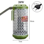 20w Pet Heating Lamp Infrared Ceramic Light With Safety Cage Emitter Heat Lamp Pet Supplies Chickens Reptile Lamp 110v-230v