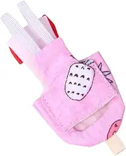 FONDOTIN 1Pc Bird Diaper for Goose Pigeon Elastic Band Design with Random Bowknot Color Washable Super Absorbent Xs Clothing for Ducks and Parrots Pink