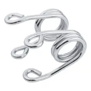 2" Chrome Scissor Torsion Solo Seat Springs for Harley Chopper/Bobber Motorcycle