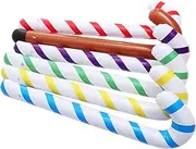 BCOATH Inflatable Walking Stick Candy Canes 6 Pack for Boys and Girls' Parties Christmas Decor and Events
