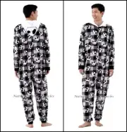 Nightmare Before Christmas Mens Pajamas Union Suit Jack Skellington Costume NWT