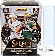 2024 Panini Select Football NFL Blaster Box with 24 Trading Cards + 6 Toploaders + StreetCards Magnet!