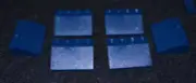 6 ~ 4x3 3x4 Dark Blue Slope Bricks ~ New Lego Parts ~