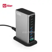 520W GAN Super Fast Charging 8 Multiport Charger Station for Mac Apple Samsung