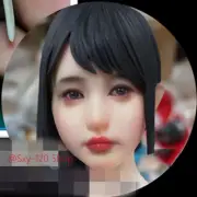 Painted 1:12 Ex Machina Girl Head Sculpt Model For 6" Female Figure Body Toys