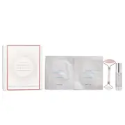 Skin Medica Radiance Infusion Ultra Hydrating Ritual Set: HA Rejuvenating Hydrator 28.4g + Ultra Hydrating Sheet Mask 2pcs + Rose Quartz Roller 4pcs