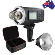 Godox AD600BM HSS Studio Outdoor Flash + AD-R6 Reflector + CB-09 Carry Case
