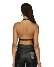 Valentina Slicker Halter Top | Ksubi ++